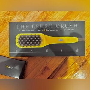 Drybar The Brush Crush Yellow Heated Straightening Brush